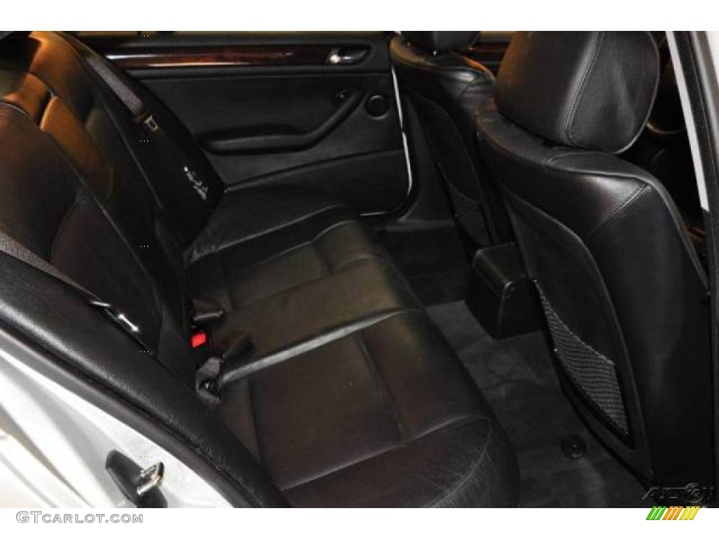 2002 3 Series 325i Sedan - Titanium Silver Metallic / Black photo #13