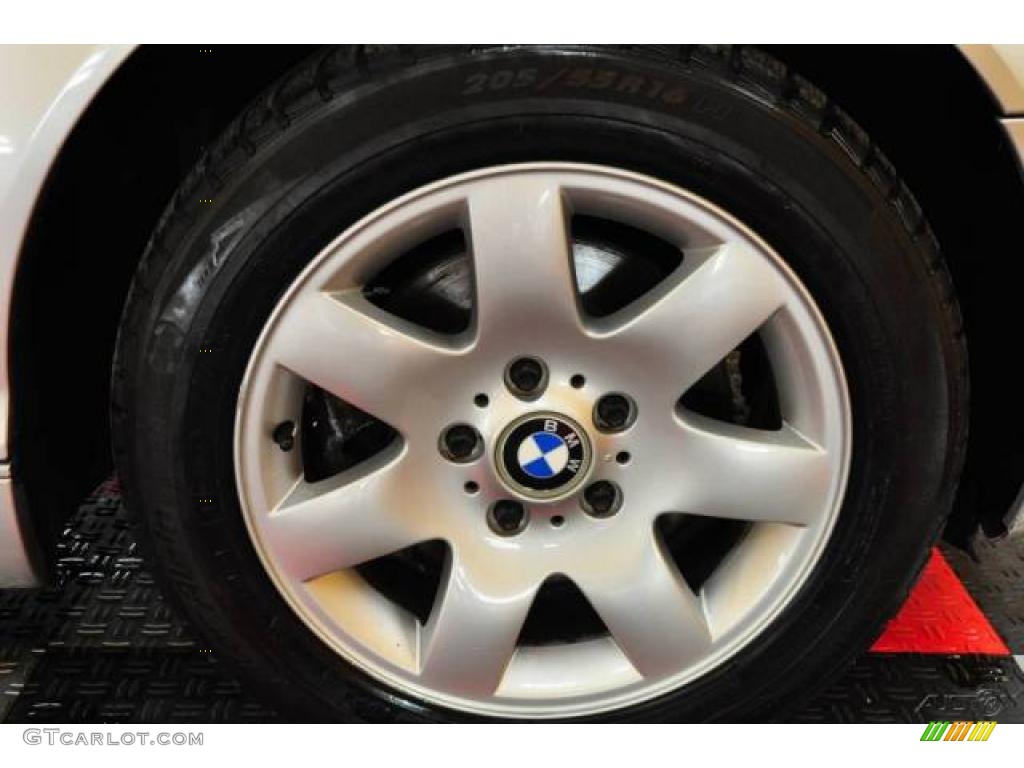 2002 3 Series 325i Sedan - Titanium Silver Metallic / Black photo #16