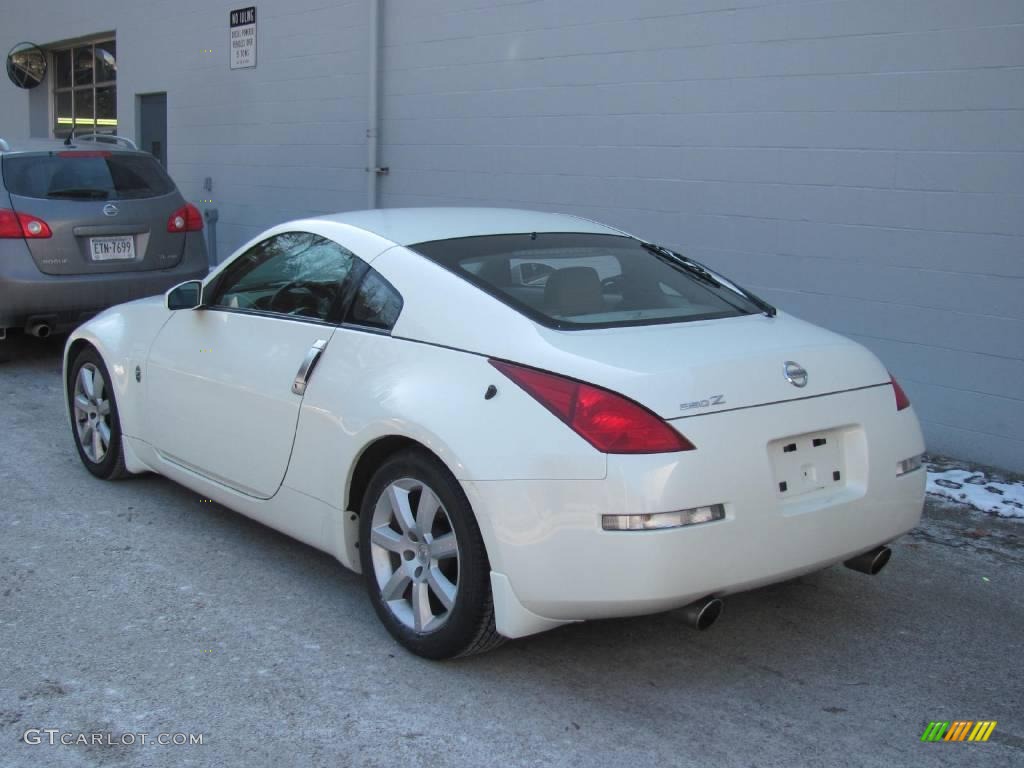 2004 350Z Touring Coupe - Pikes Peak White Pearl / Frost photo #3