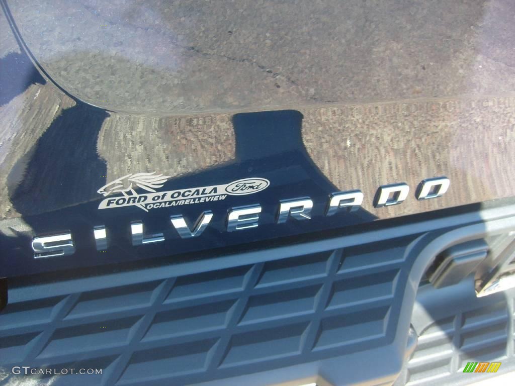 2008 Silverado 1500 LS Crew Cab - Dark Blue Metallic / Light Titanium/Ebony Accents photo #10