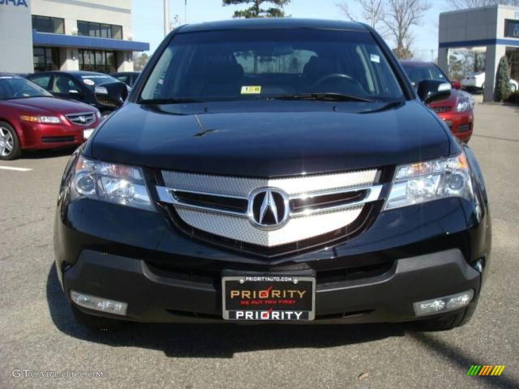 2007 MDX Technology - Formal Black Pearl / Ebony photo #9