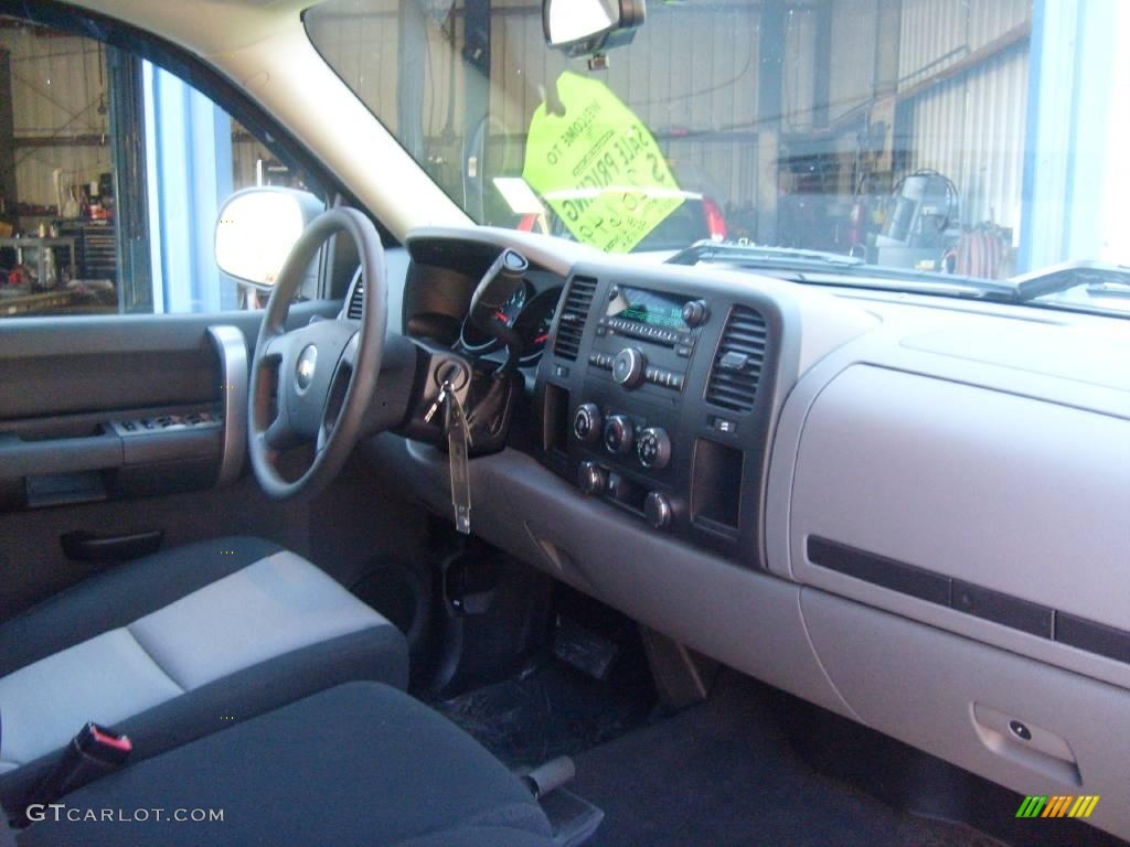 2008 Silverado 1500 LS Crew Cab - Dark Blue Metallic / Light Titanium/Ebony Accents photo #17