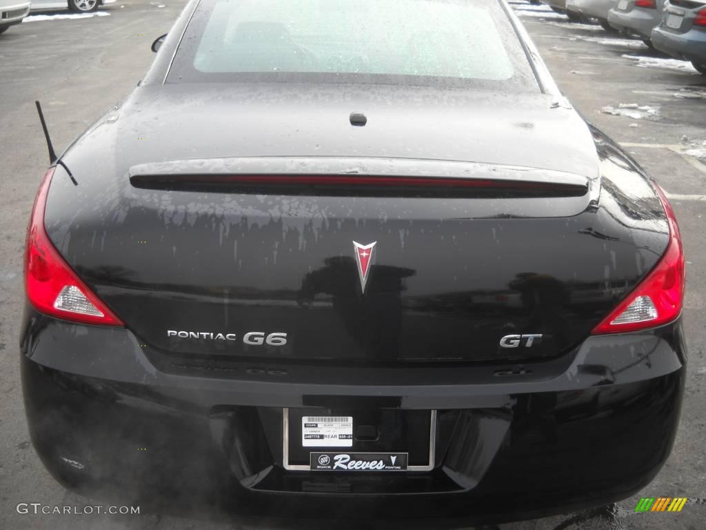 2007 G6 GT Convertible - Black / Ebony photo #3