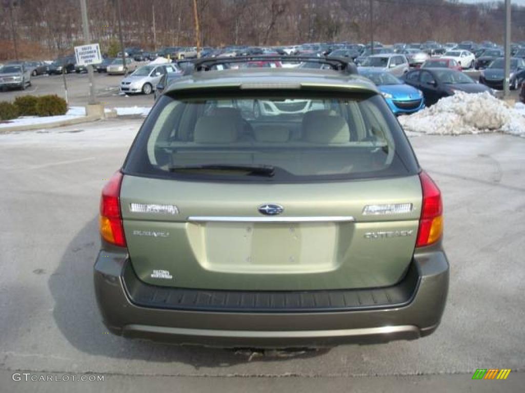 2006 Outback 2.5i Wagon - Willow Green Opalescent / Taupe photo #3