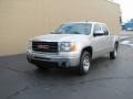 2008 Silver Birch Metallic GMC Sierra 1500 SLE Crew Cab  photo #2