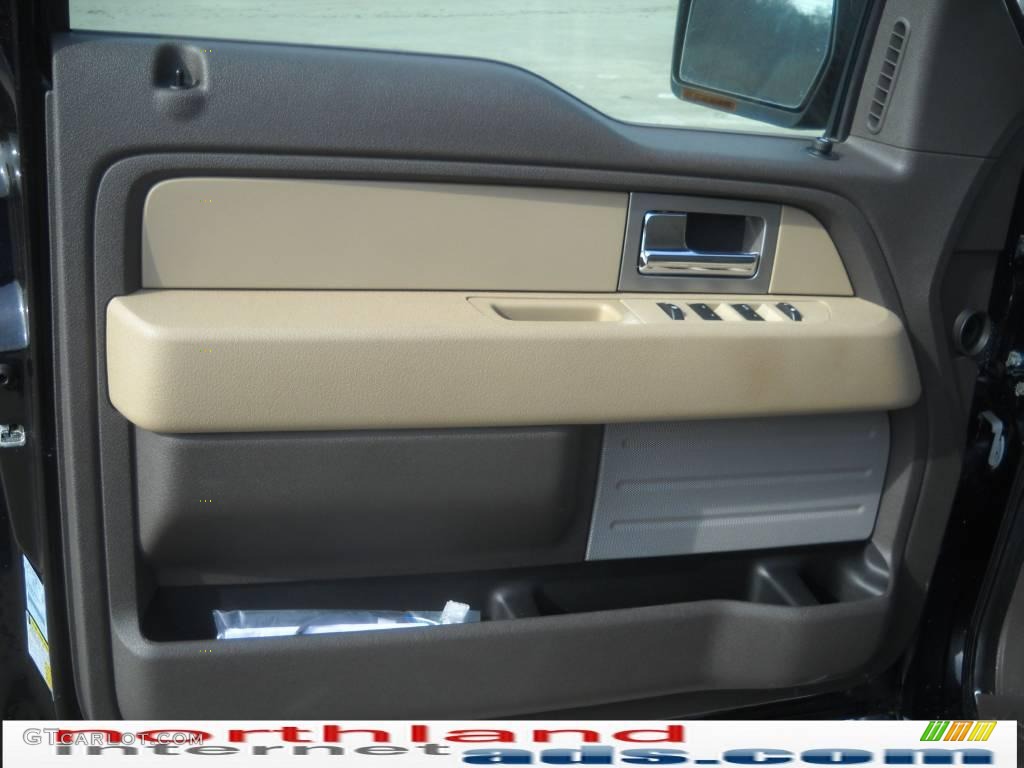 2010 F150 XLT SuperCrew 4x4 - Tuxedo Black / Tan photo #9