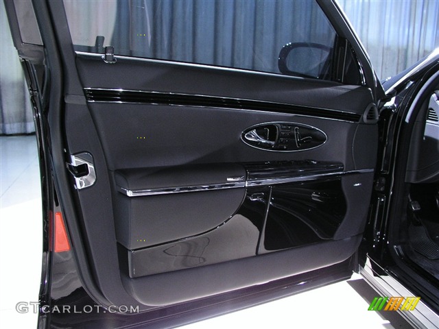 2008 Maybach 62 S Black Door Panel Photo #254854