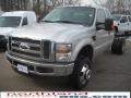 2010 Ingot Silver Metallic Ford F350 Super Duty XLT SuperCab 4x4 Chassis  photo #2