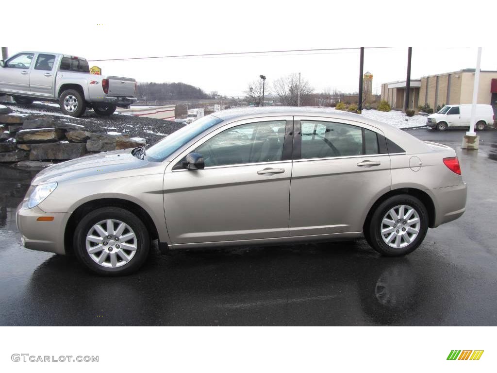 2008 Sebring LX Sedan - Light Sandstone Metallic / Dark Khaki/Light Graystone photo #1