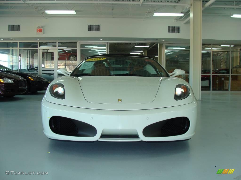 2009 F430 Spider F1 - White Avus / Cuoio photo #2