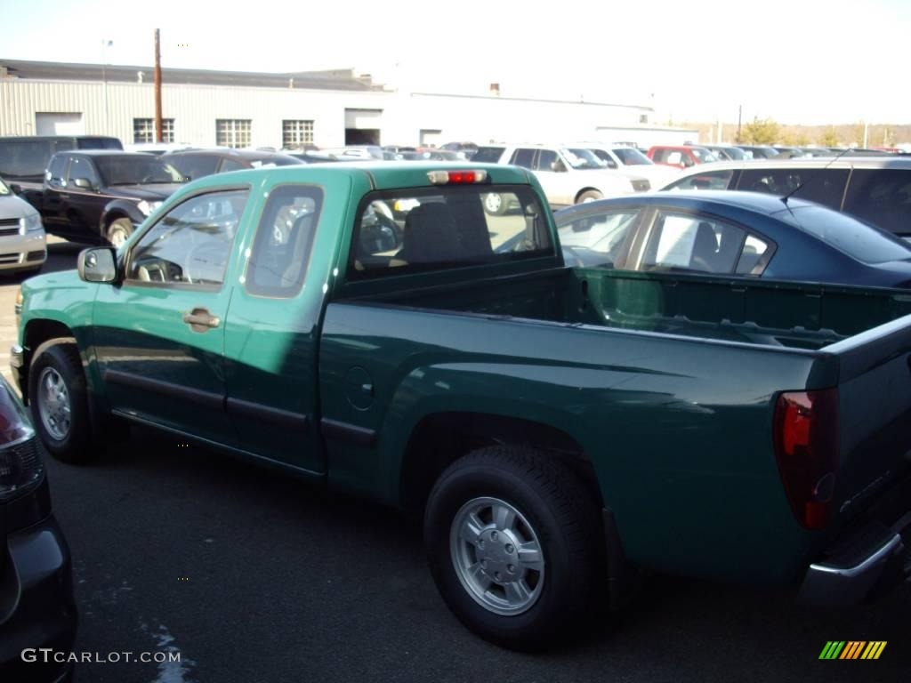 2007 Colorado Work Truck Extended Cab - Woodland Green / Medium Pewter photo #5