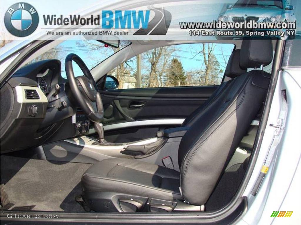 2007 3 Series 328xi Coupe - Titanium Silver Metallic / Black photo #8