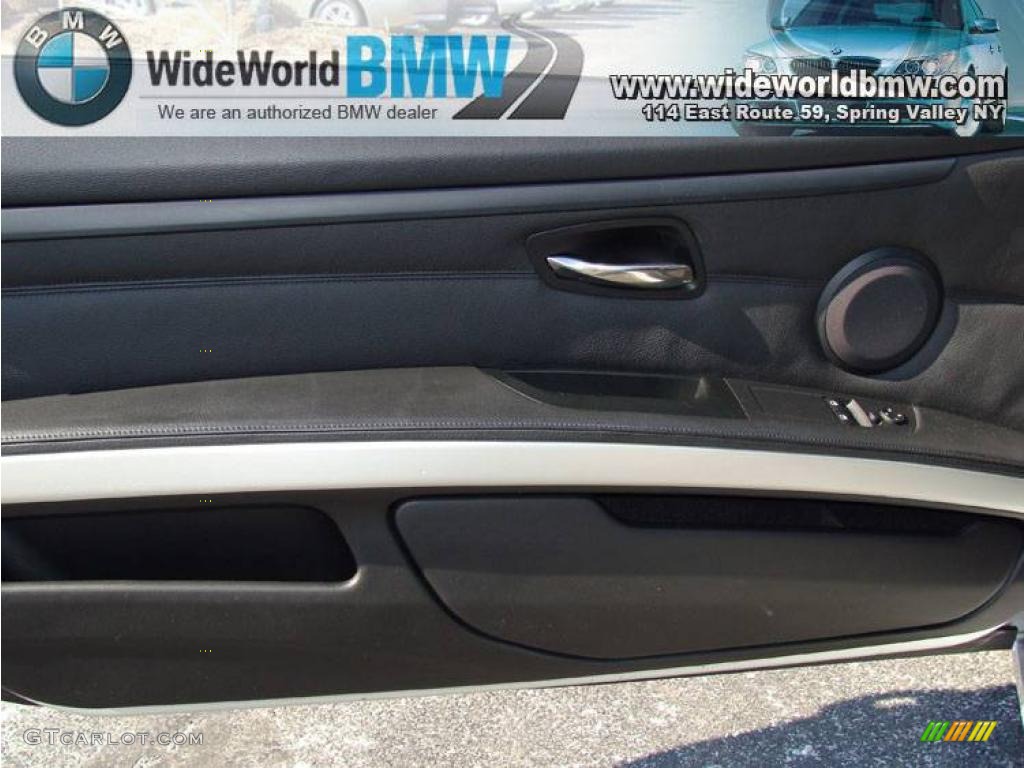2007 3 Series 328xi Coupe - Titanium Silver Metallic / Black photo #9