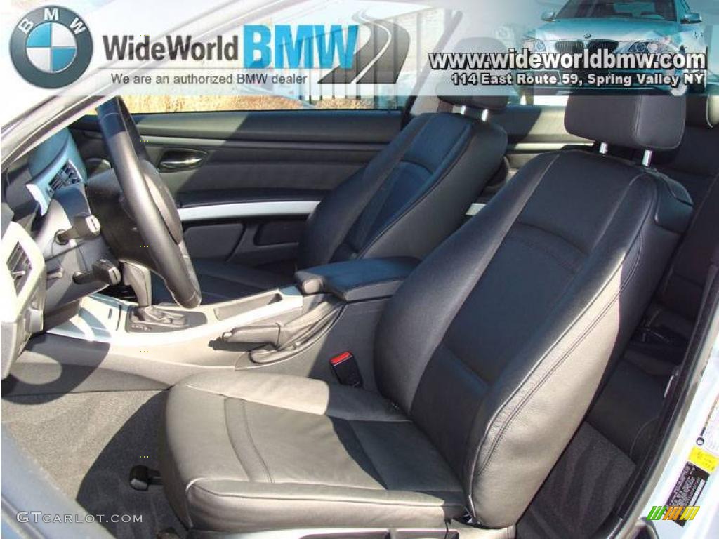 2007 3 Series 328xi Coupe - Titanium Silver Metallic / Black photo #10