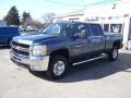 2010 Blue Granite Metallic Chevrolet Silverado 2500HD LTZ Crew Cab 4x4  photo #7