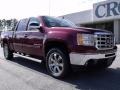 2009 Sonoma Red Metallic GMC Sierra 1500 SLE Z71 Crew Cab 4x4  photo #2