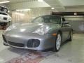 2004 Seal Grey Metallic Porsche 911 Carrera 4S Cabriolet  photo #1