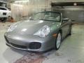 2004 Seal Grey Metallic Porsche 911 Carrera 4S Cabriolet  photo #24