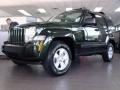 2010 Natural Green Pearl Jeep Liberty Sport  photo #1