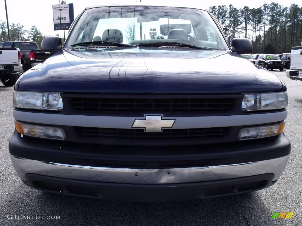 2000 Silverado 1500 Regular Cab - Indigo Blue Metallic / Medium Oak photo #3