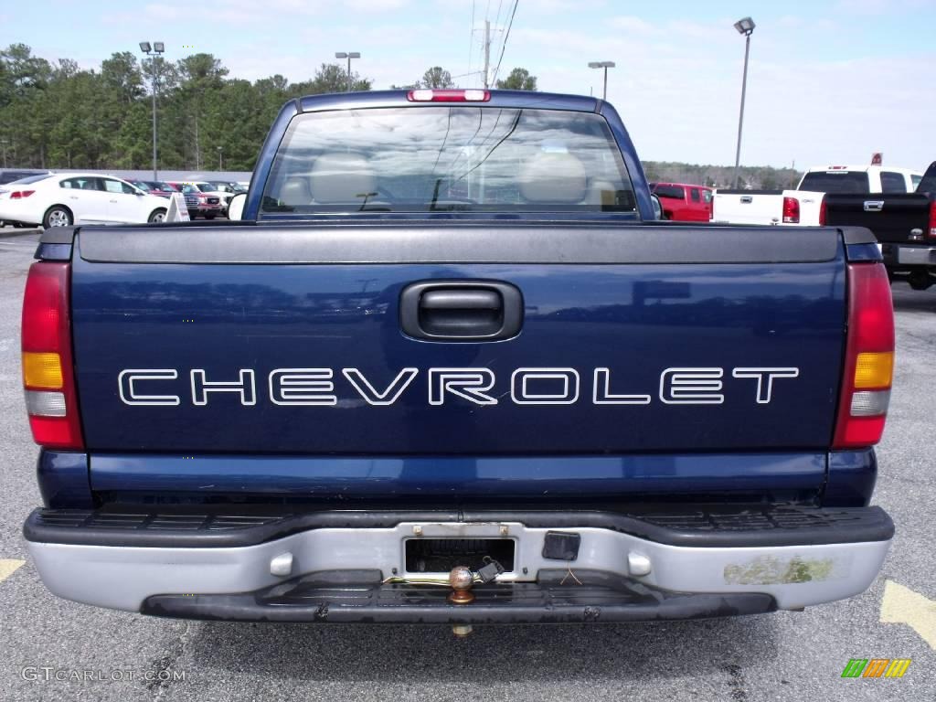 2000 Silverado 1500 Regular Cab - Indigo Blue Metallic / Medium Oak photo #7