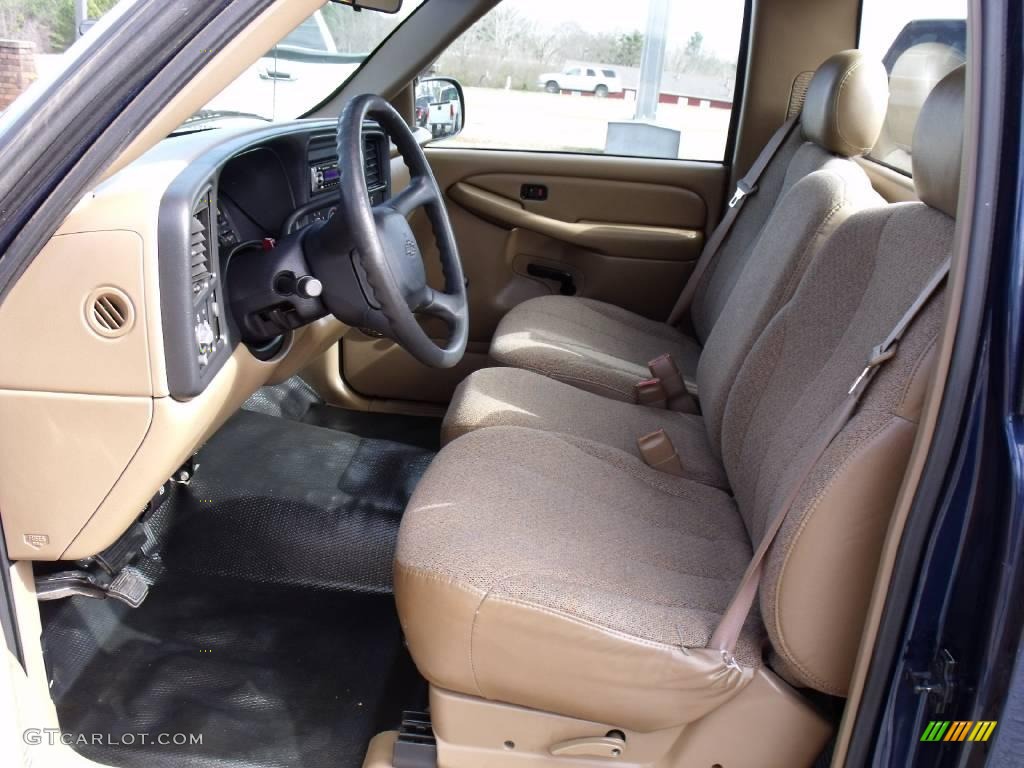 2000 Silverado 1500 Regular Cab - Indigo Blue Metallic / Medium Oak photo #10