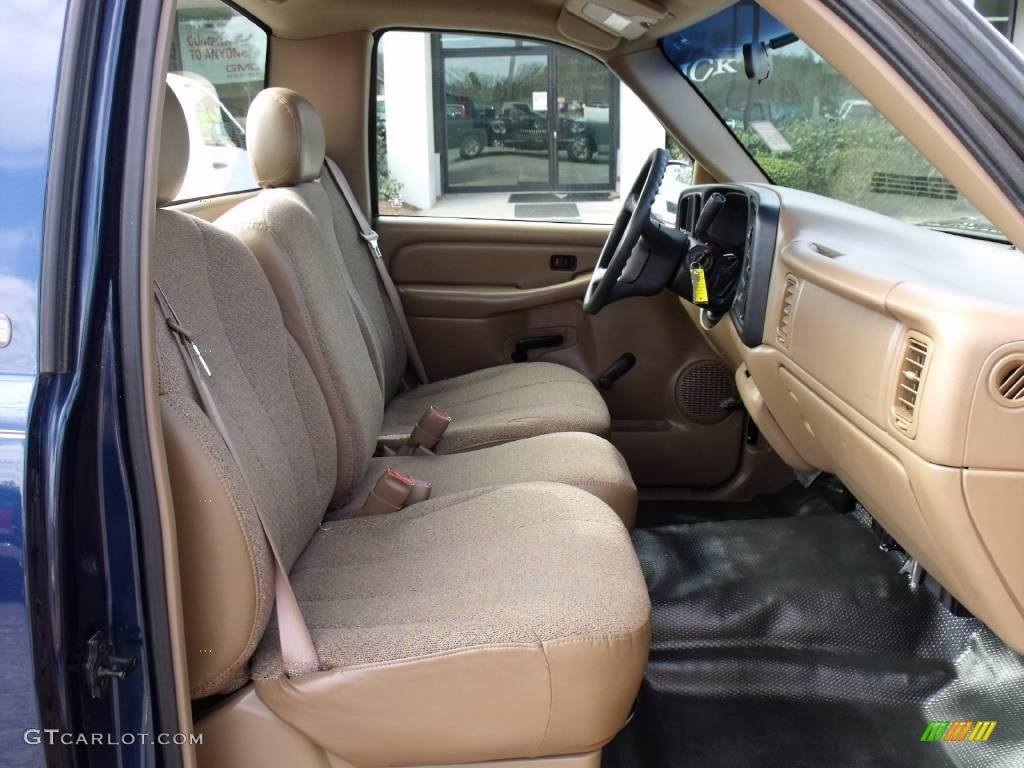 2000 Silverado 1500 Regular Cab - Indigo Blue Metallic / Medium Oak photo #13