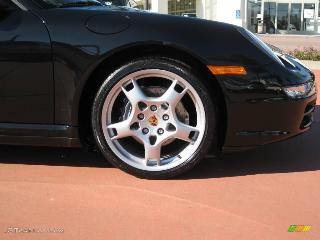 2006 911 Carrera 4 Cabriolet - Basalt Black Metallic / Sand Beige photo #18
