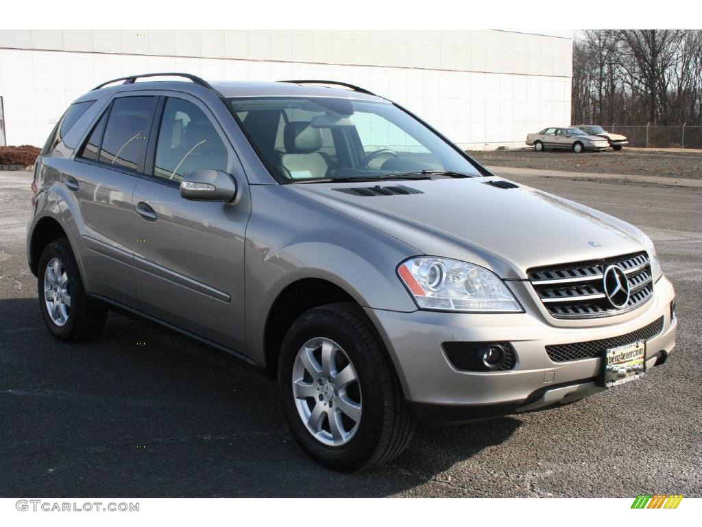 2007 ML 350 4Matic - Pewter Metallic / Black photo #3