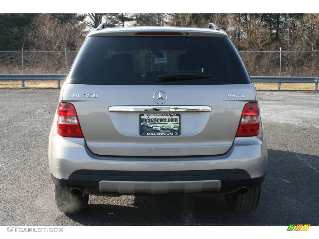2007 ML 350 4Matic - Pewter Metallic / Black photo #6