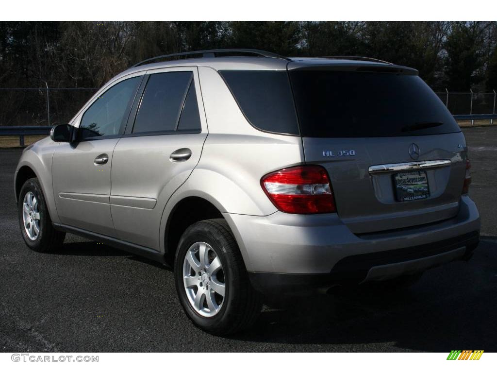 2007 ML 350 4Matic - Pewter Metallic / Black photo #7