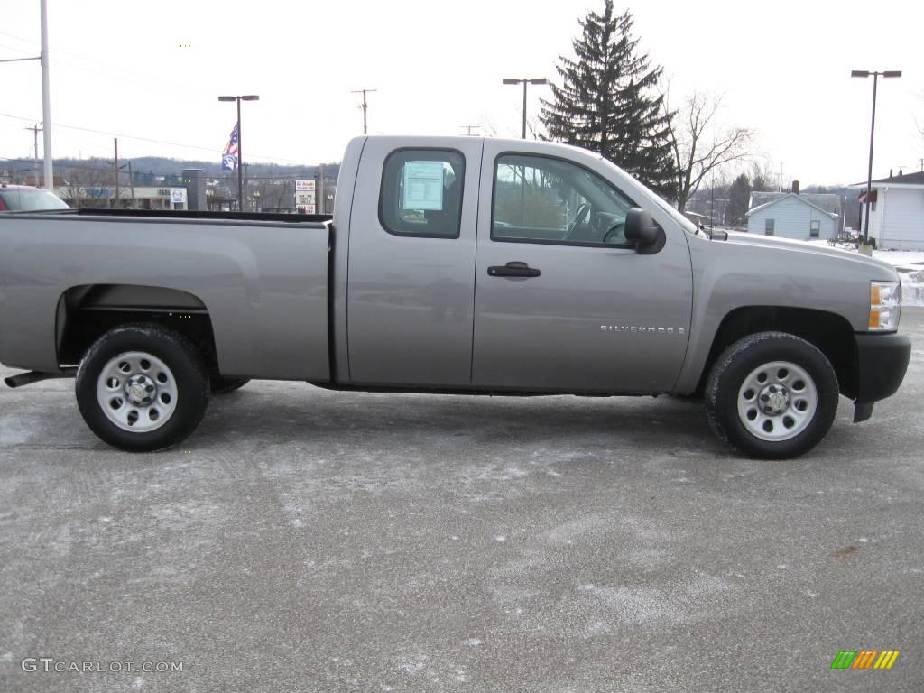 2009 Silverado 1500 LT Extended Cab 4x4 - Blue Granite Metallic / Ebony photo #2