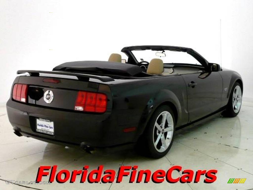 2006 Mustang GT Premium Convertible - Black / Light Parchment photo #2