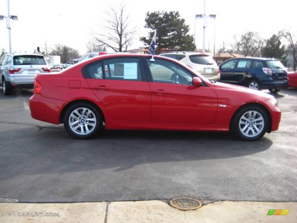2007 3 Series 328i Sedan - Crimson Red / Black photo #6