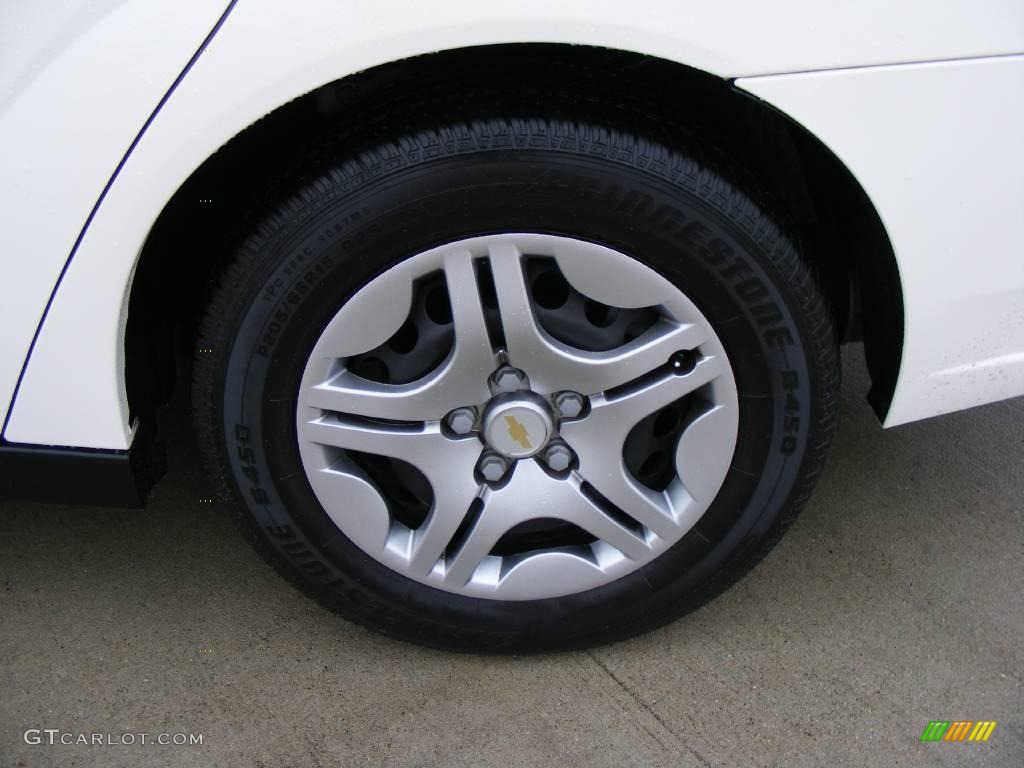 2008 Malibu Classic LS Sedan - White / Titanium Gray photo #13