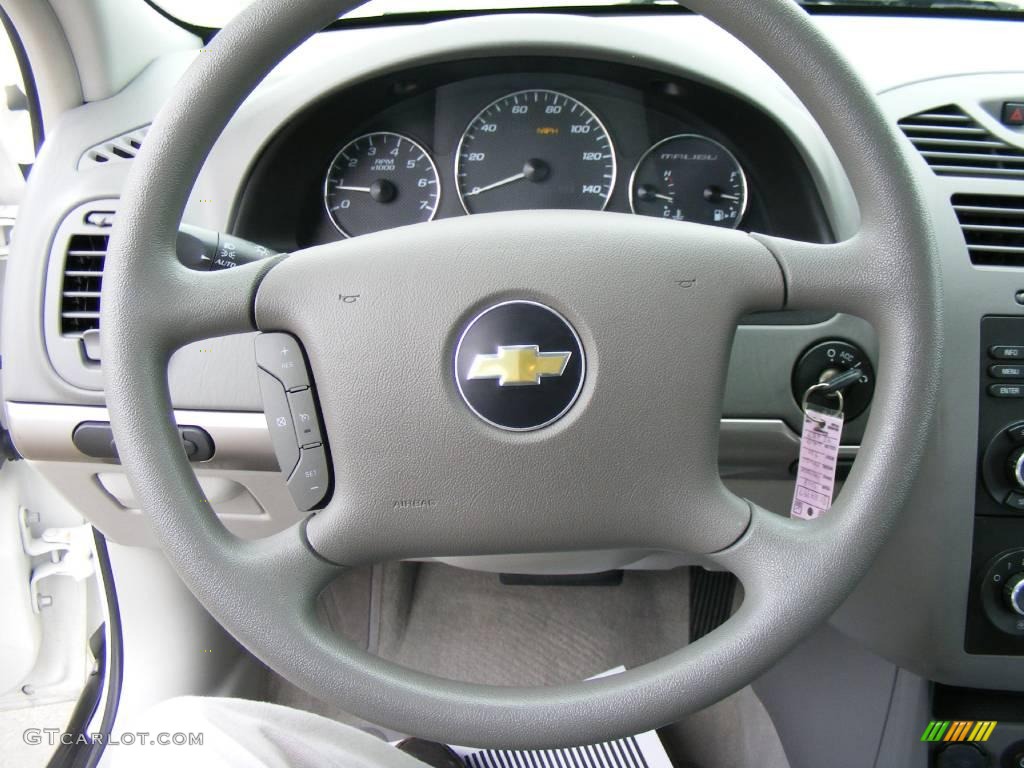 2008 Malibu Classic LS Sedan - White / Titanium Gray photo #41