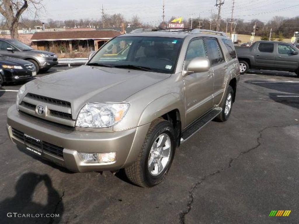 2004 4Runner Limited 4x4 - Dorado Gold Pearl / Taupe photo #8