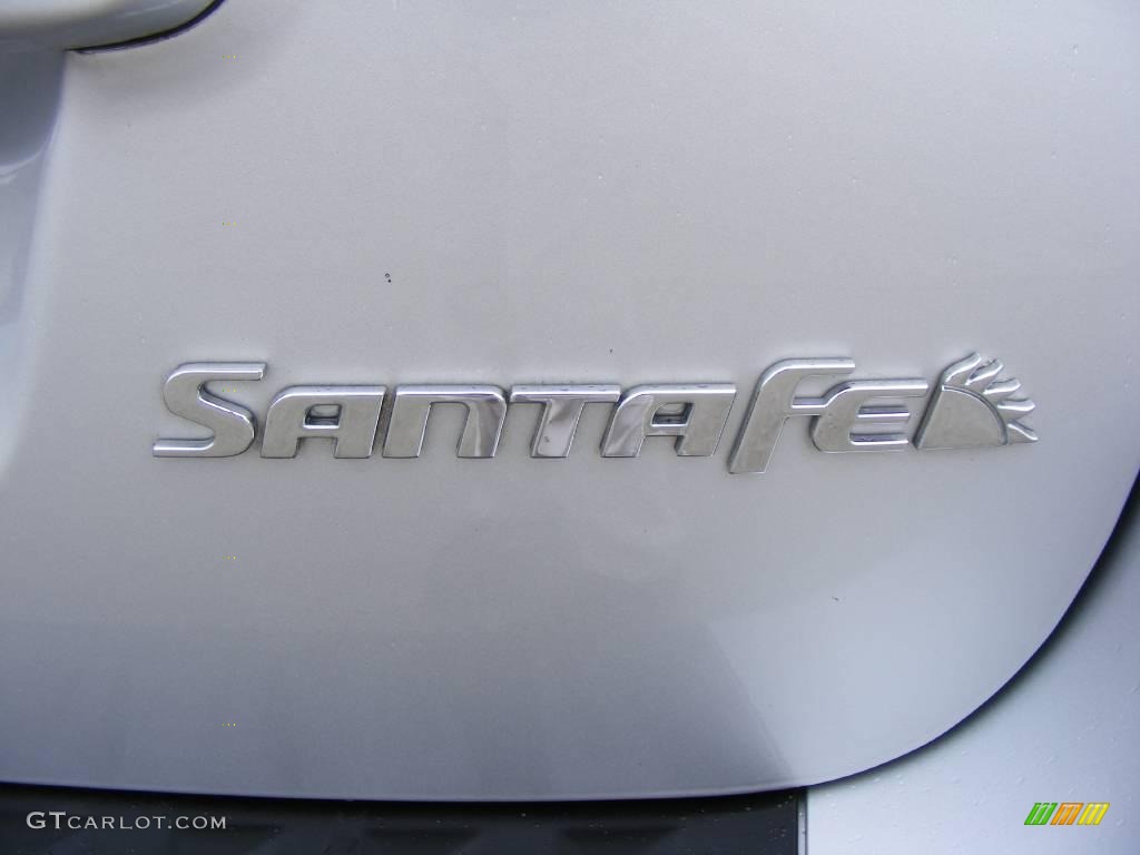 2008 Santa Fe SE - Bright Silver / Gray photo #20
