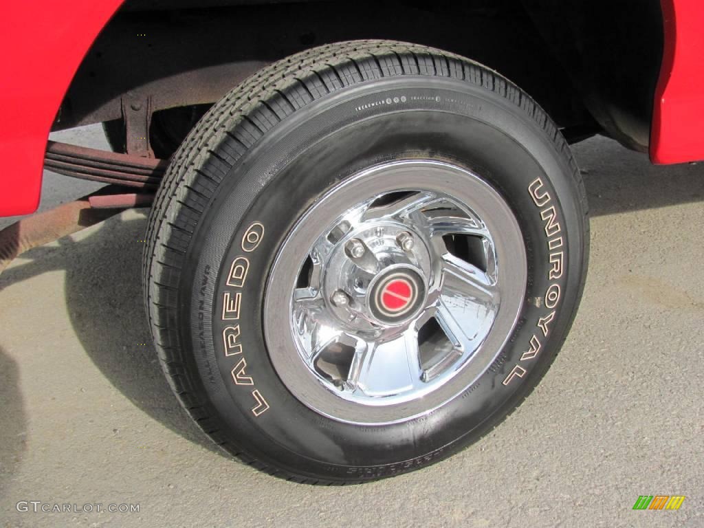 1993 F150 XL Regular Cab - Red / Red photo #3