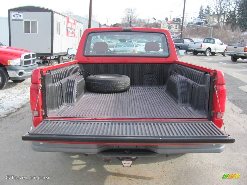 1993 F150 XL Regular Cab - Red / Red photo #5