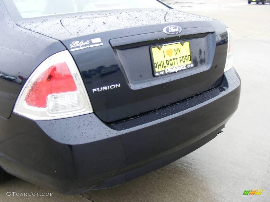 2008 Fusion S - Dark Blue Ink Metallic / Medium Light Stone photo #19