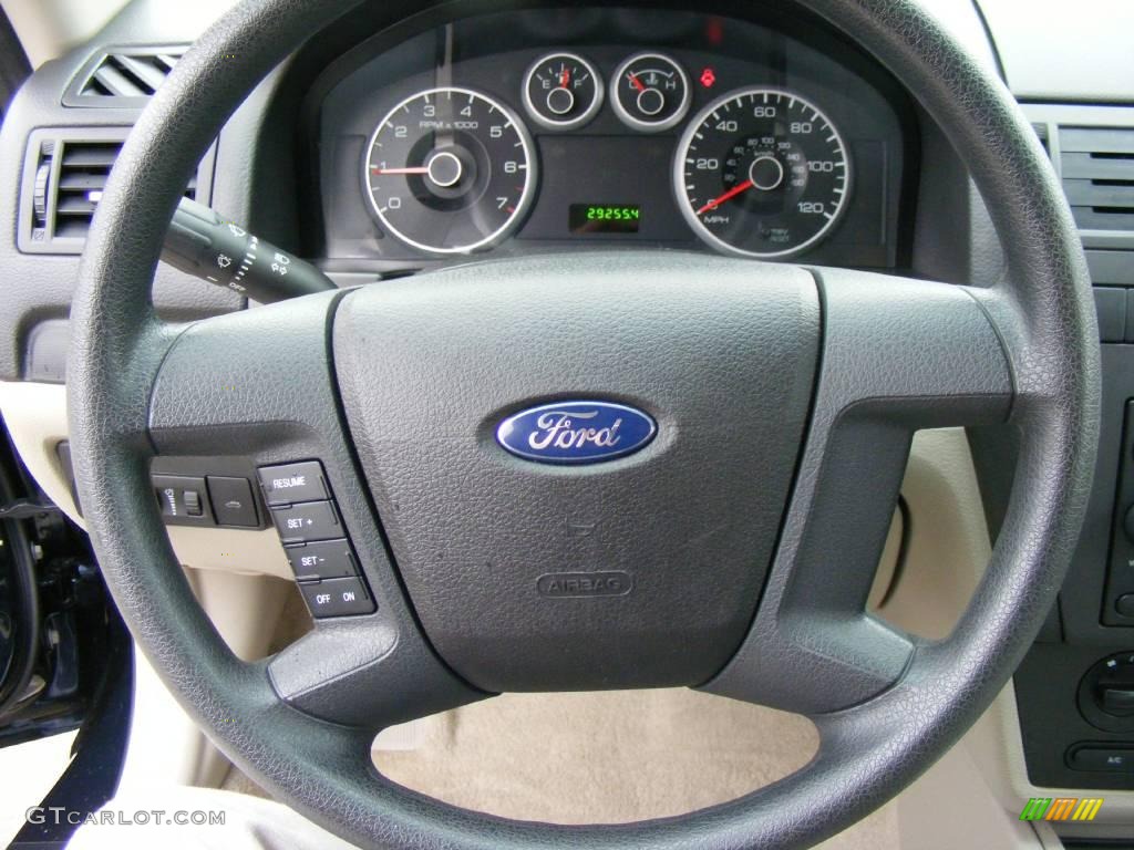 2008 Fusion S - Dark Blue Ink Metallic / Medium Light Stone photo #39