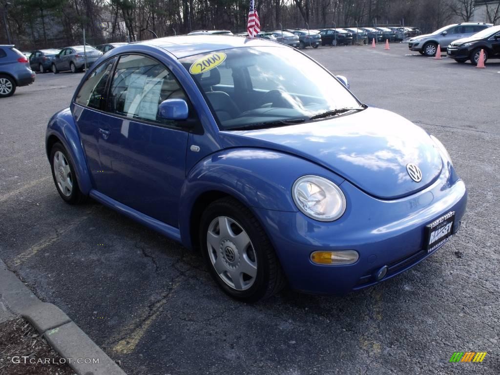 2000 New Beetle GLS Coupe - Techno Blue Metallic / Black photo #1