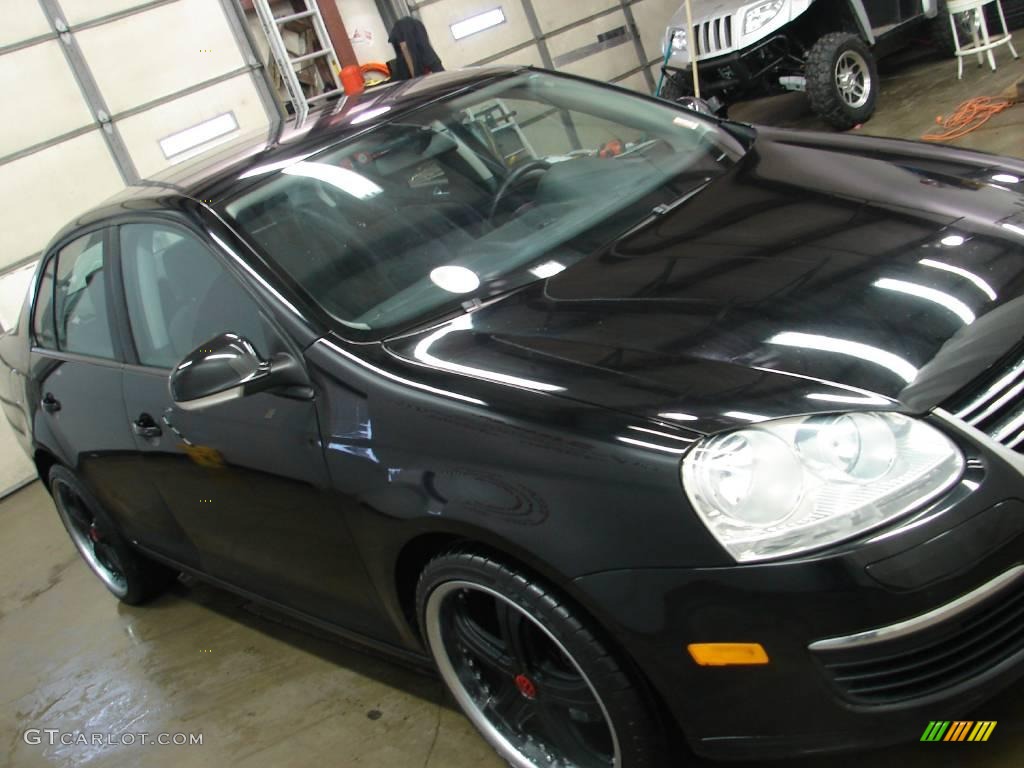 2006 Jetta Value Edition Sedan - Black / Anthracite Black photo #11