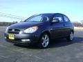 2007 Charcoal Gray Hyundai Accent SE Coupe  photo #3