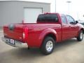 2009 Red Brick Nissan Frontier XE King Cab  photo #4
