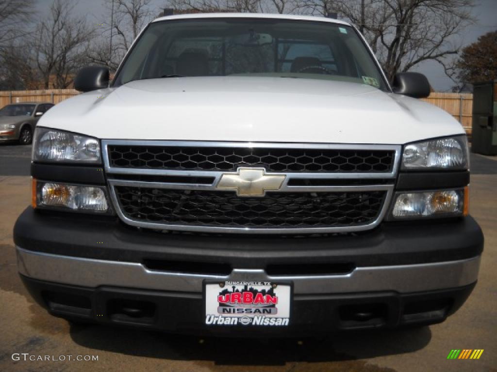 2006 Silverado 1500 Work Truck Regular Cab - Summit White / Tan photo #2