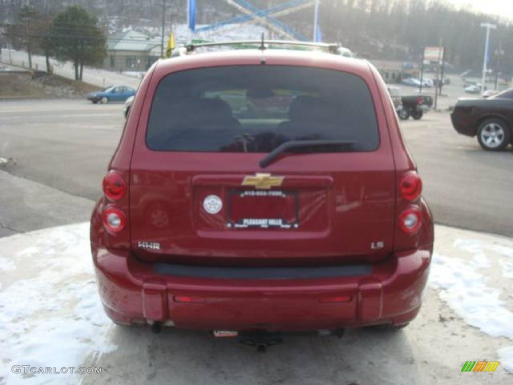 2008 HHR LS - Victory Red / Ebony Black photo #3