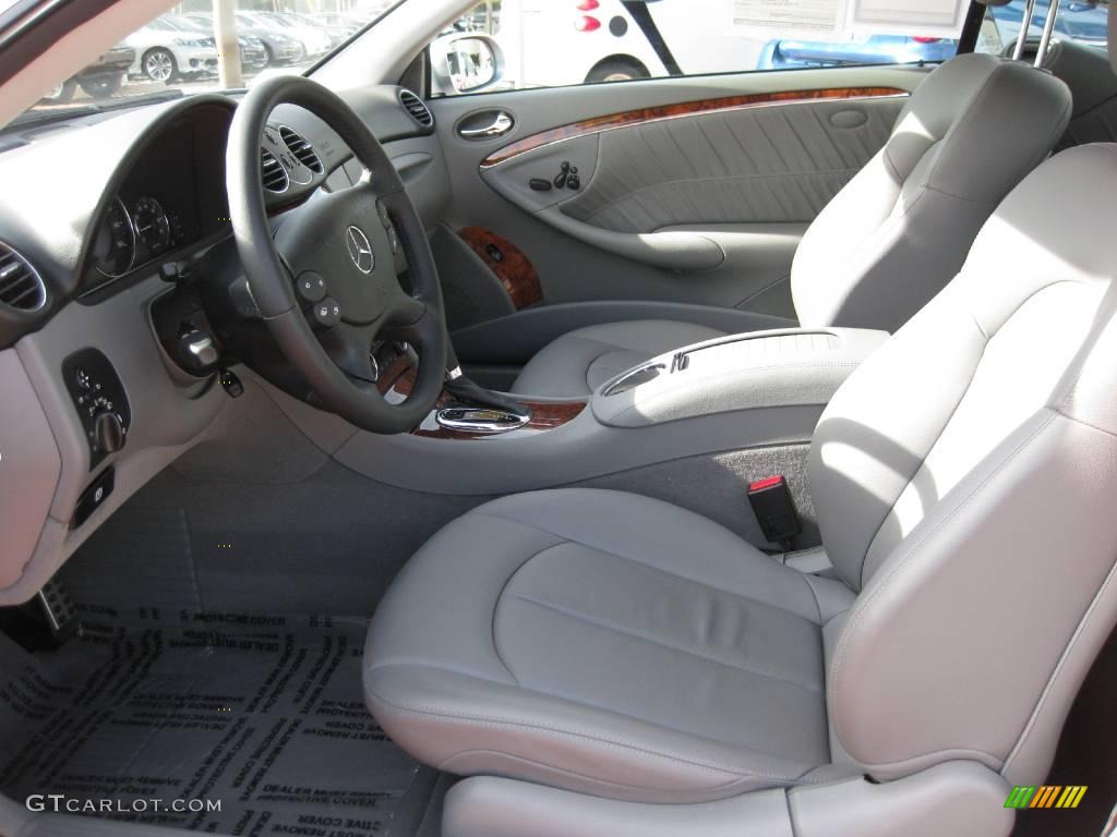 2007 CLK 350 Coupe - Iridium Silver Metallic / Black photo #3