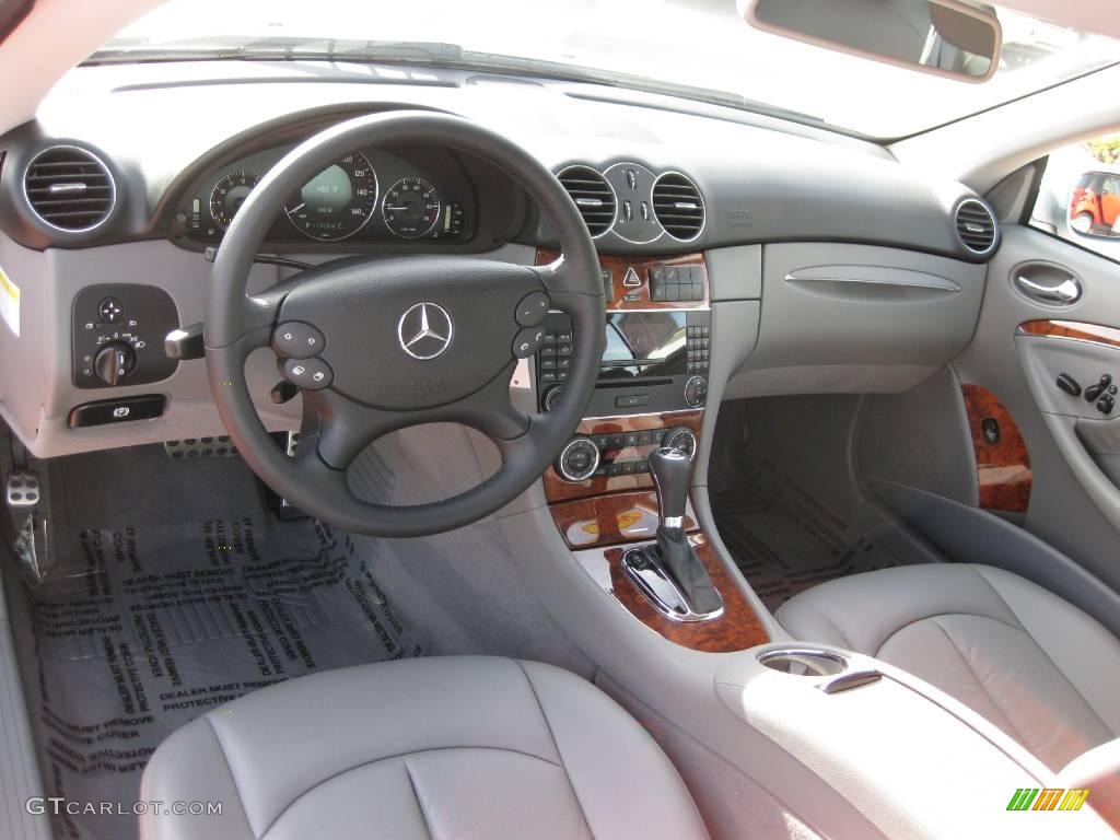 2007 CLK 350 Coupe - Iridium Silver Metallic / Black photo #4